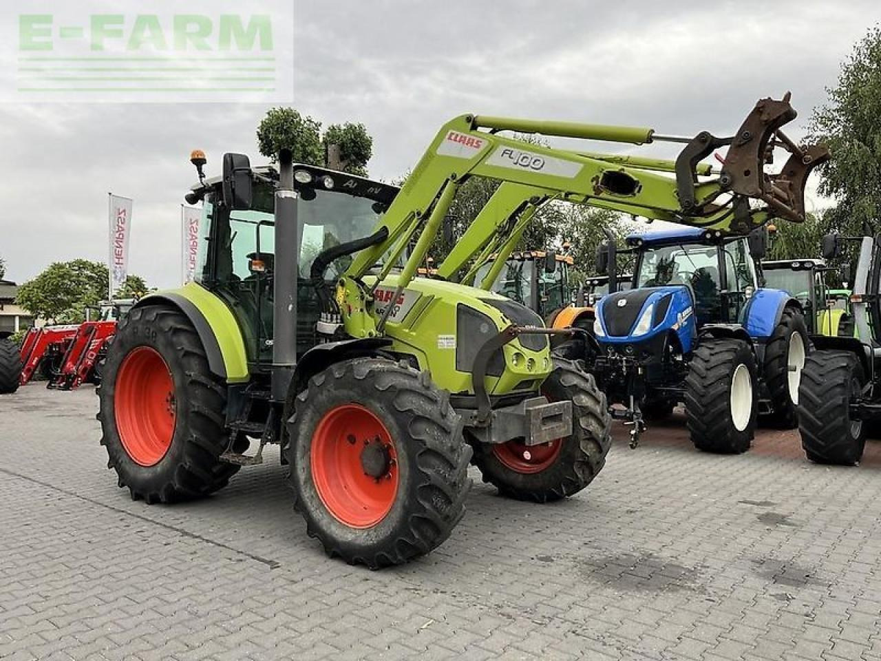 CLAAS arion 420 cis + claas fl100 - Traktor: gambar 4 CLAAS arion 420 cis + claas fl100 - Traktor: gambar 4