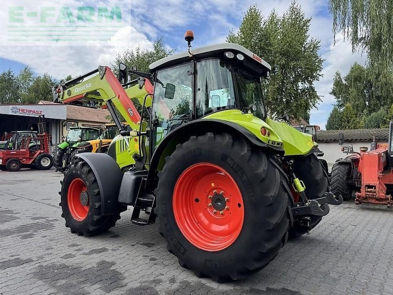 Traktor CLAAS arion 640 cis + quicke q65 CIS: gambar 8