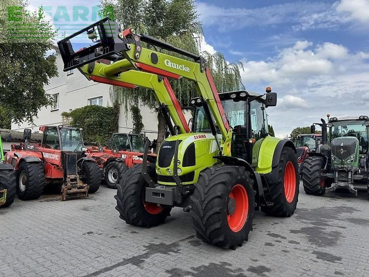 CLAAS arion 640 cis + quicke q65 CIS - Traktor: gambar 1 CLAAS arion 640 cis + quicke q65 CIS - Traktor: gambar 1