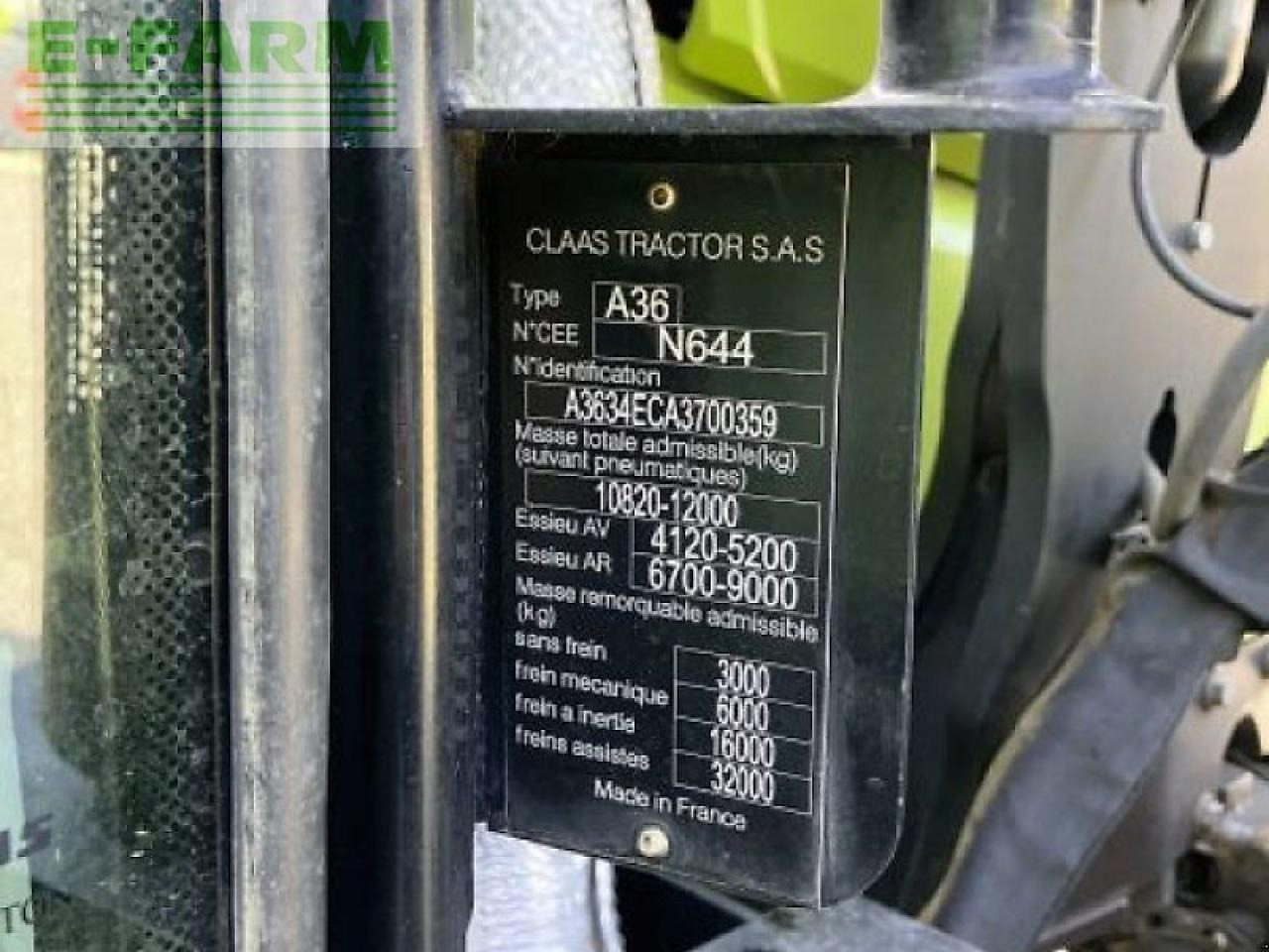 Traktor CLAAS arion 650 cmatic cebis+fl150 CMATIC CEBIS: gambar 12 Traktor CLAAS arion 650 cmatic cebis+fl150 CMATIC CEBIS: gambar 12