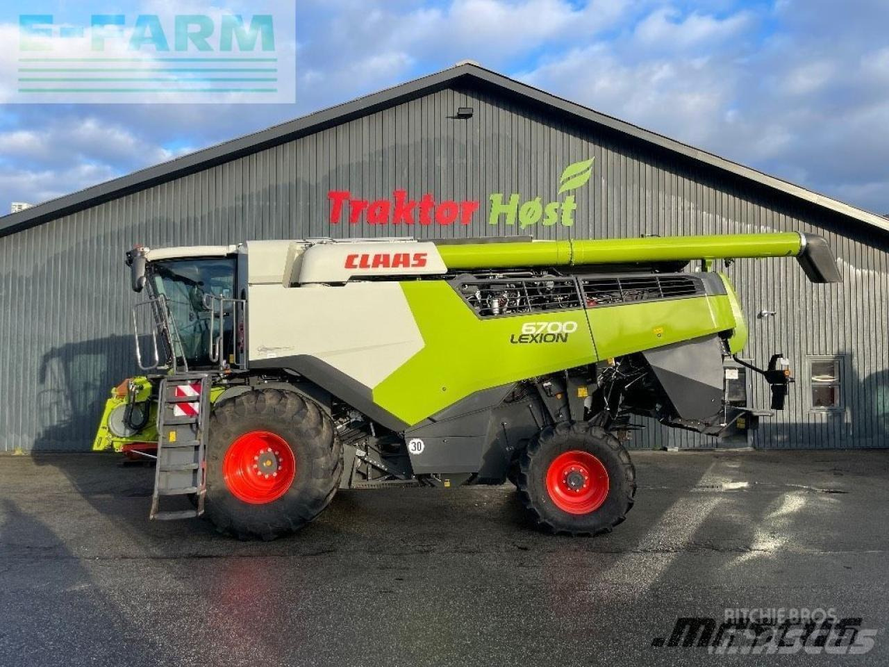 CLAAS lexion 6700 - Pemanen gabungan: gambar 1 CLAAS lexion 6700 - Pemanen gabungan: gambar 1