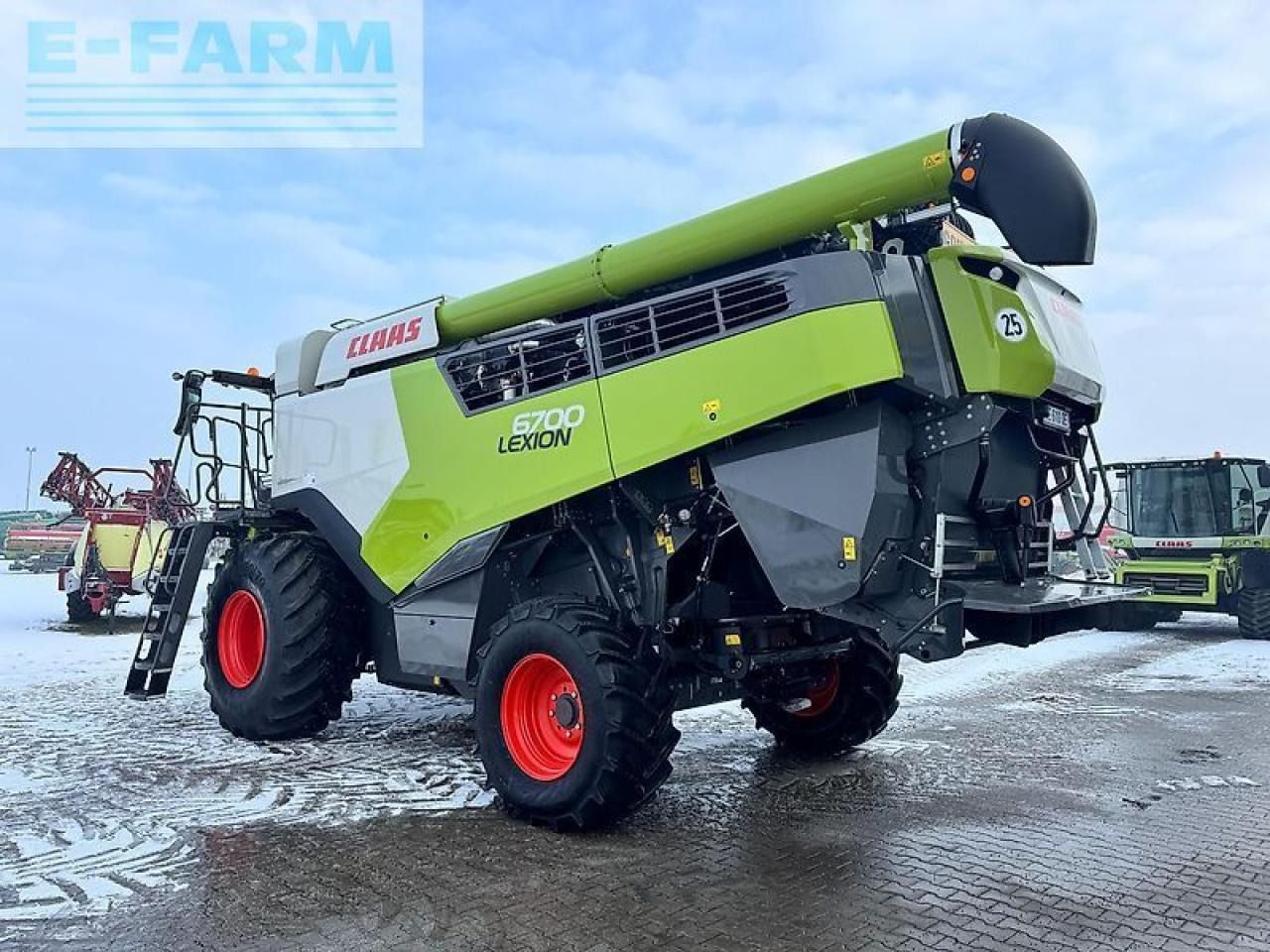 CLAAS lexion 6700 + v930 - Pemanen gabungan: gambar 5 CLAAS lexion 6700 + v930 - Pemanen gabungan: gambar 5