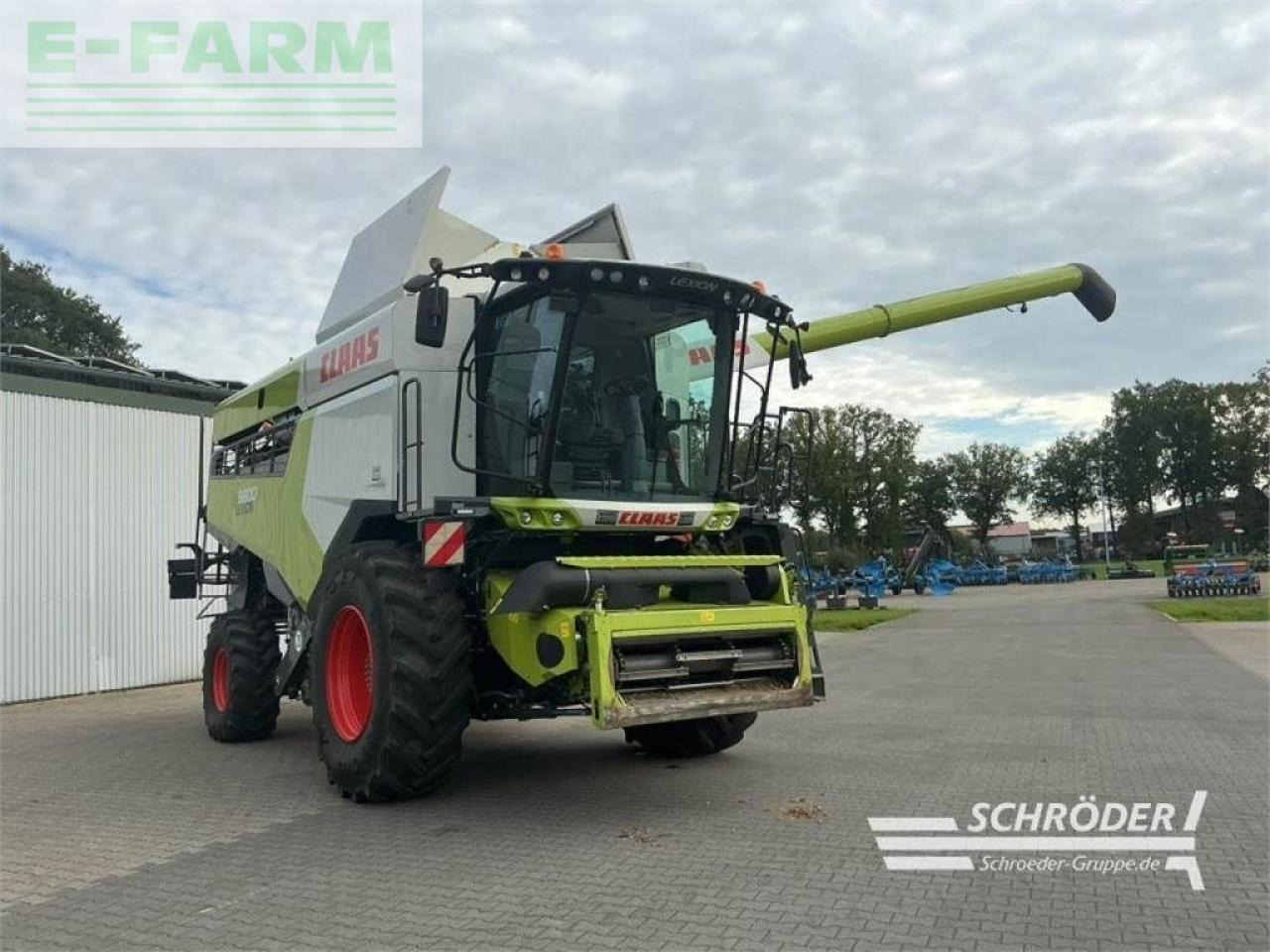 CLAAS lexion 6800 + vario 1080 (inkl. raps) - Pemanen gabungan: gambar 2 CLAAS lexion 6800 + vario 1080 (inkl. raps) - Pemanen gabungan: gambar 2