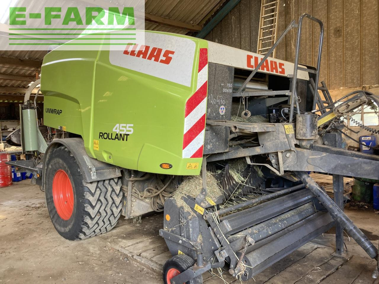 CLAAS rollant 455 rc uniwrap - Baler persegi: gambar 1 CLAAS rollant 455 rc uniwrap - Baler persegi: gambar 1