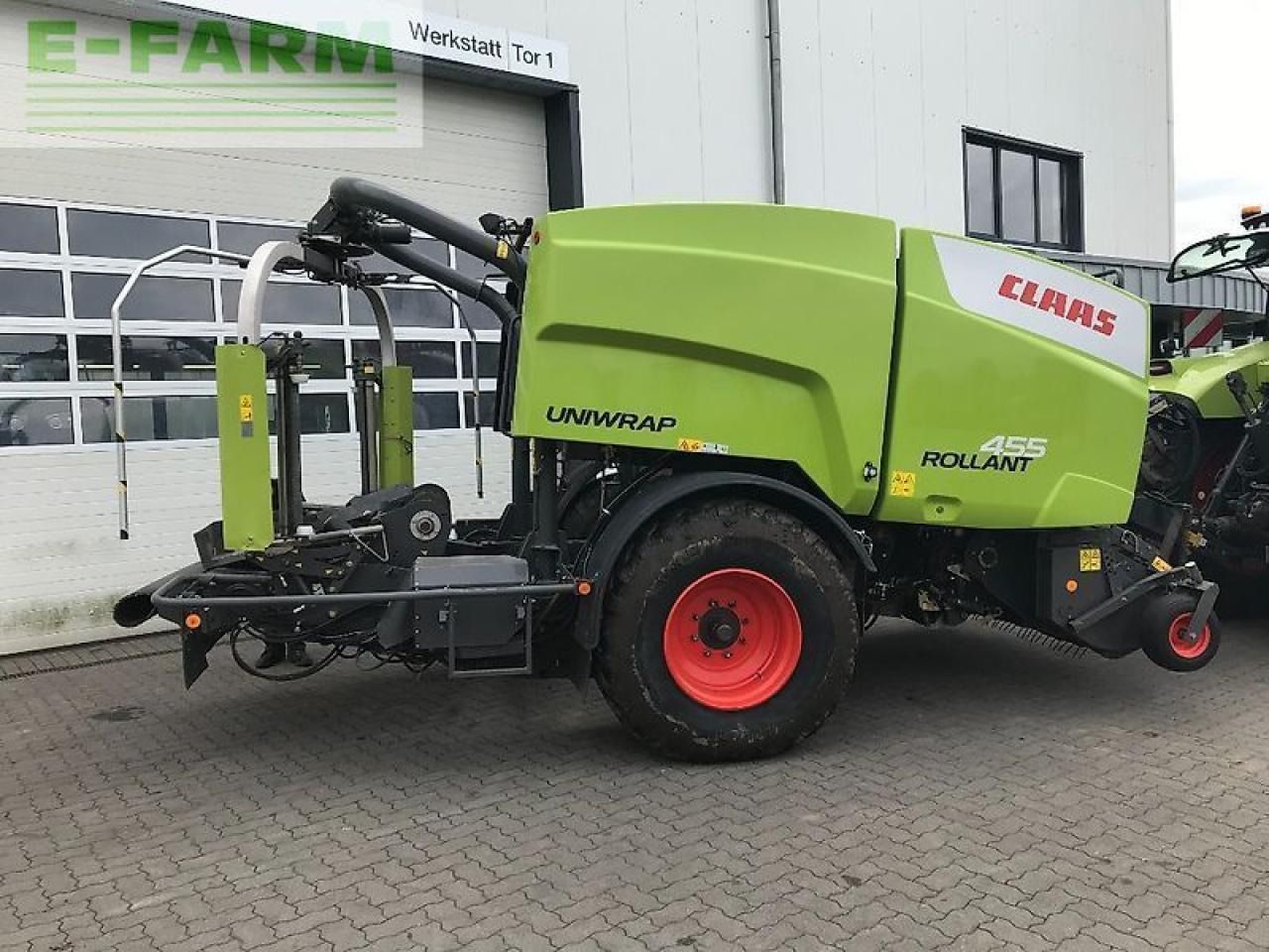 CLAAS rollant uniwrap 455 - Baler persegi: gambar 1 CLAAS rollant uniwrap 455 - Baler persegi: gambar 1