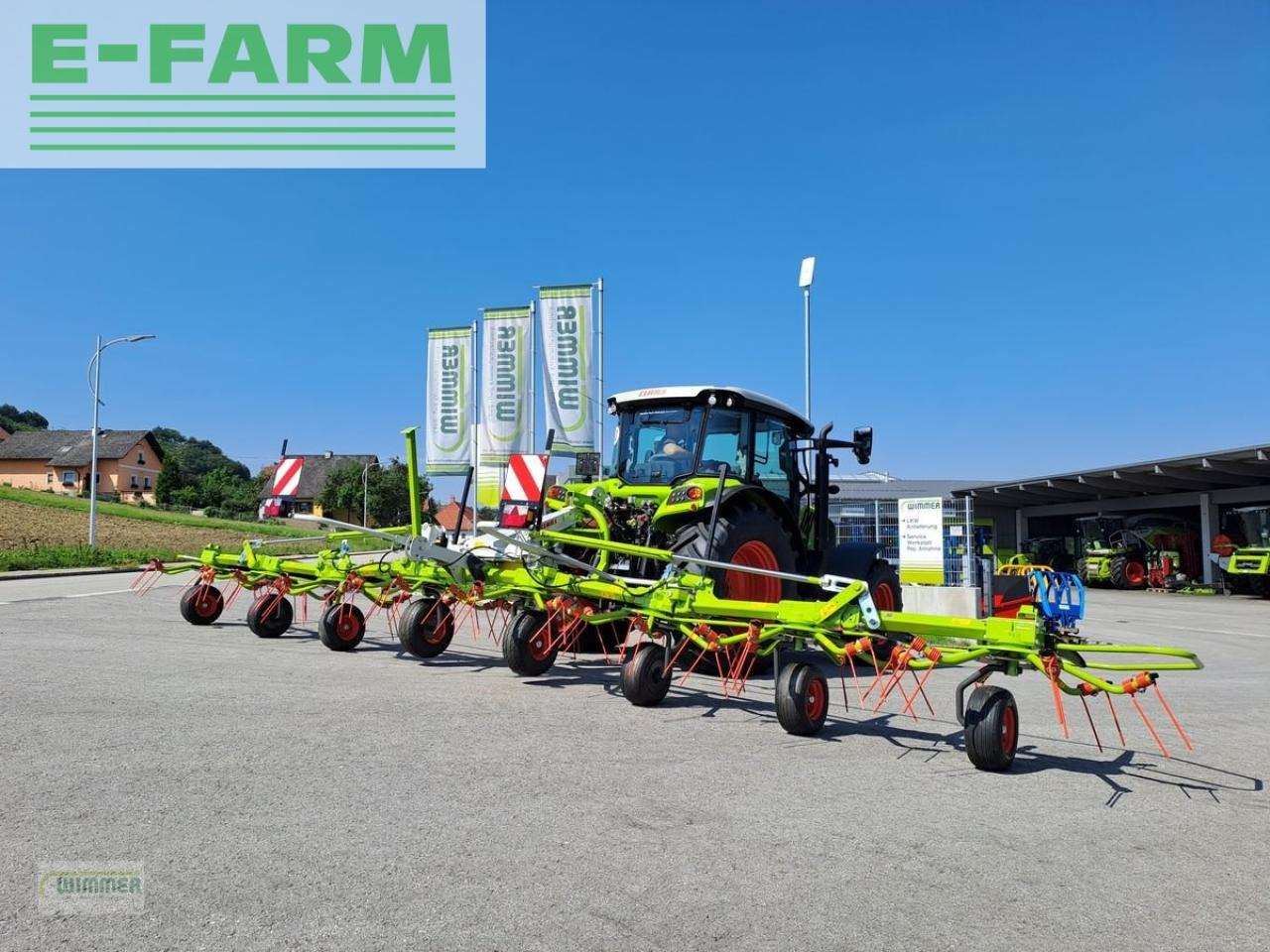 Tedder/ Menyapu CLAAS volto 900: gambar 12