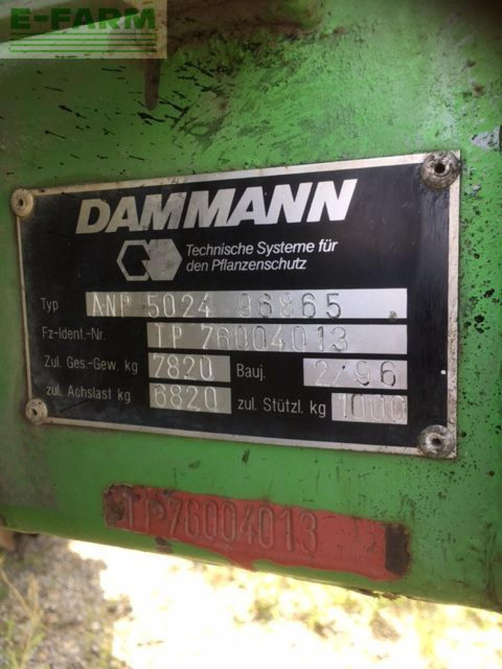 Dammann anp 5024 - Penyemprot tertinggal: gambar 4 Dammann anp 5024 - Penyemprot tertinggal: gambar 4