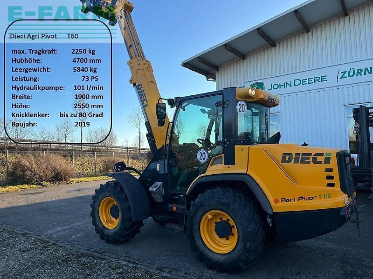 Dieci agri pivot t60 teleskopradlader - Wheel loader: gambar 1 Dieci agri pivot t60 teleskopradlader - Wheel loader: gambar 1