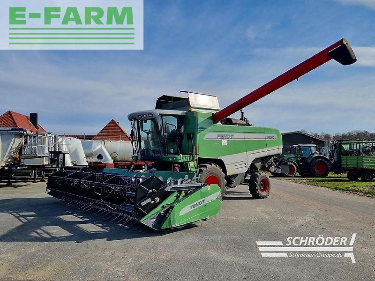 Fendt 6300 c - Pemanen gabungan: gambar 1 Fendt 6300 c - Pemanen gabungan: gambar 1