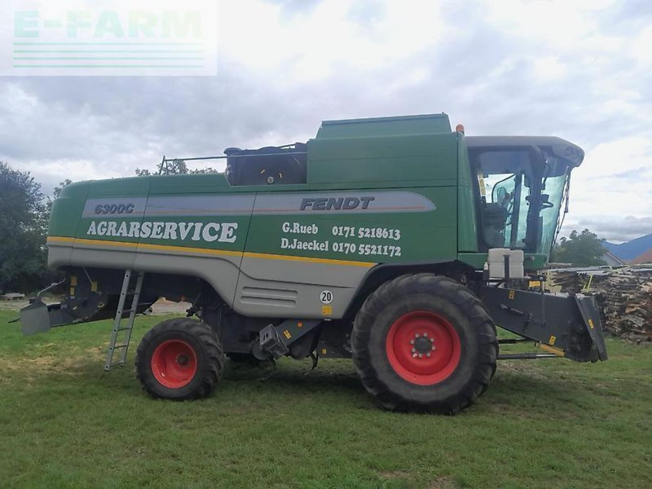 Fendt 6300c - Pemanen gabungan: gambar 2 Fendt 6300c - Pemanen gabungan: gambar 2