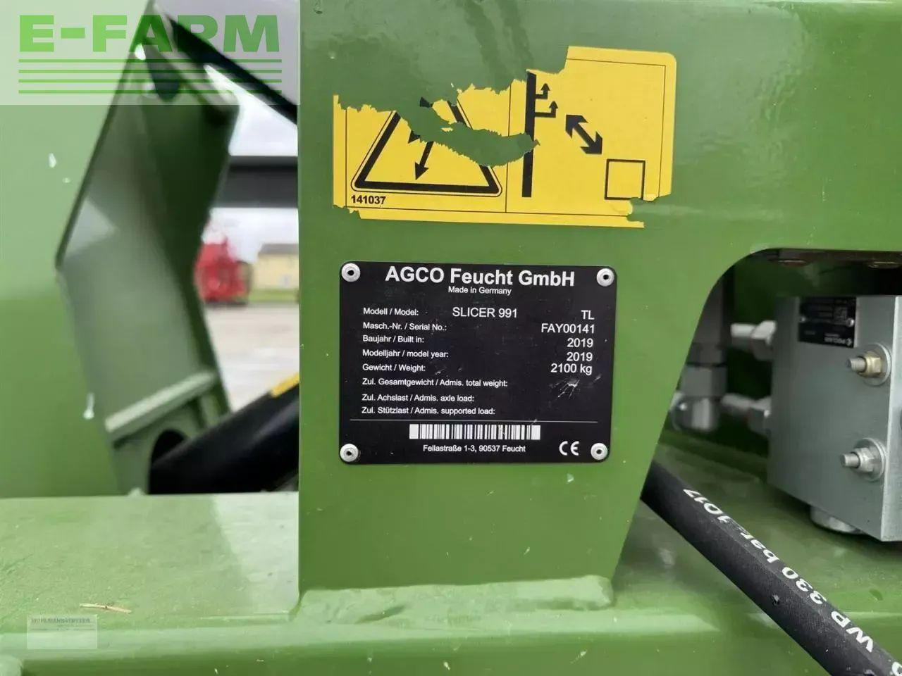 Fendt slicer 991 tl - Mesin pemotong padang rumput: gambar 4 Fendt slicer 991 tl - Mesin pemotong padang rumput: gambar 4