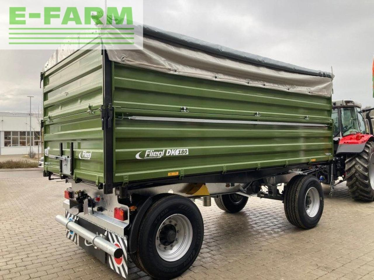 Fliegl dk 180 - Trailer jungkit pertanian/ Tempat sampah: gambar 3 Fliegl dk 180 - Trailer jungkit pertanian/ Tempat sampah: gambar 3