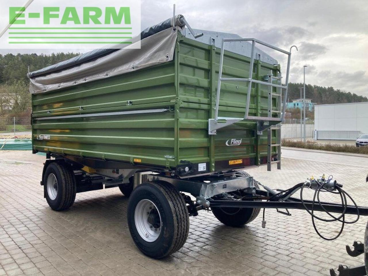 Fliegl dk 180 - Trailer jungkit pertanian/ Tempat sampah: gambar 2 Fliegl dk 180 - Trailer jungkit pertanian/ Tempat sampah: gambar 2