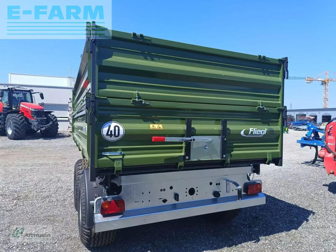 Fliegl tdk140 fox - Trailer jungkit pertanian/ Tempat sampah: gambar 5 Fliegl tdk140 fox - Trailer jungkit pertanian/ Tempat sampah: gambar 5