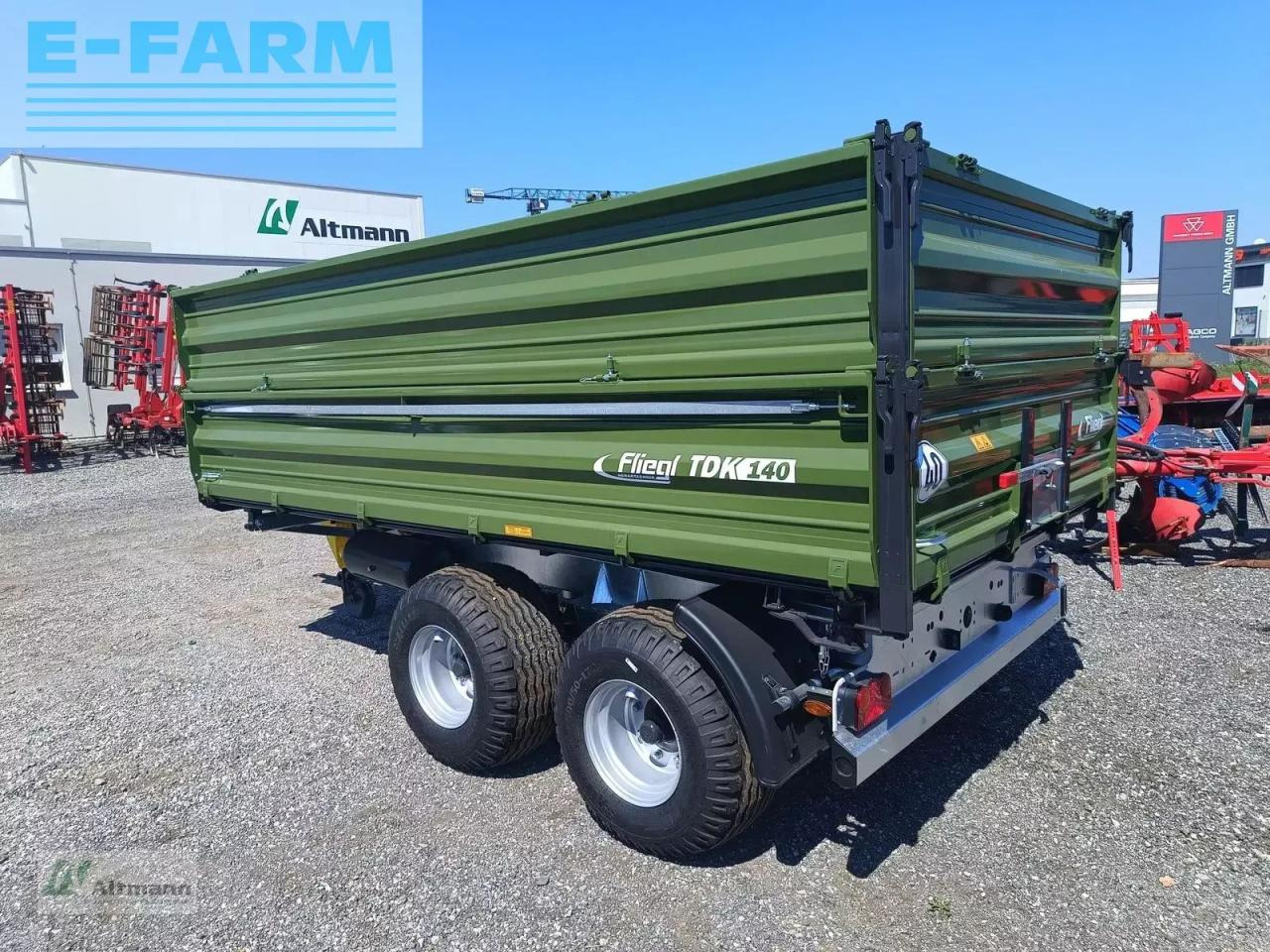 Fliegl tdk140 fox - Trailer jungkit pertanian/ Tempat sampah: gambar 3 Fliegl tdk140 fox - Trailer jungkit pertanian/ Tempat sampah: gambar 3
