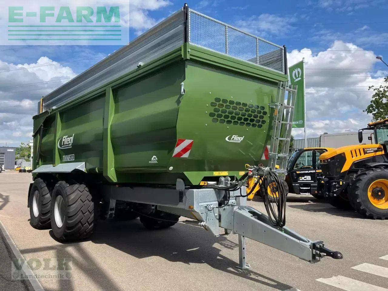 Fliegl tmk 273 fox muldenkipper - Trailer jungkit pertanian/ Tempat sampah: gambar 3 Fliegl tmk 273 fox muldenkipper - Trailer jungkit pertanian/ Tempat sampah: gambar 3