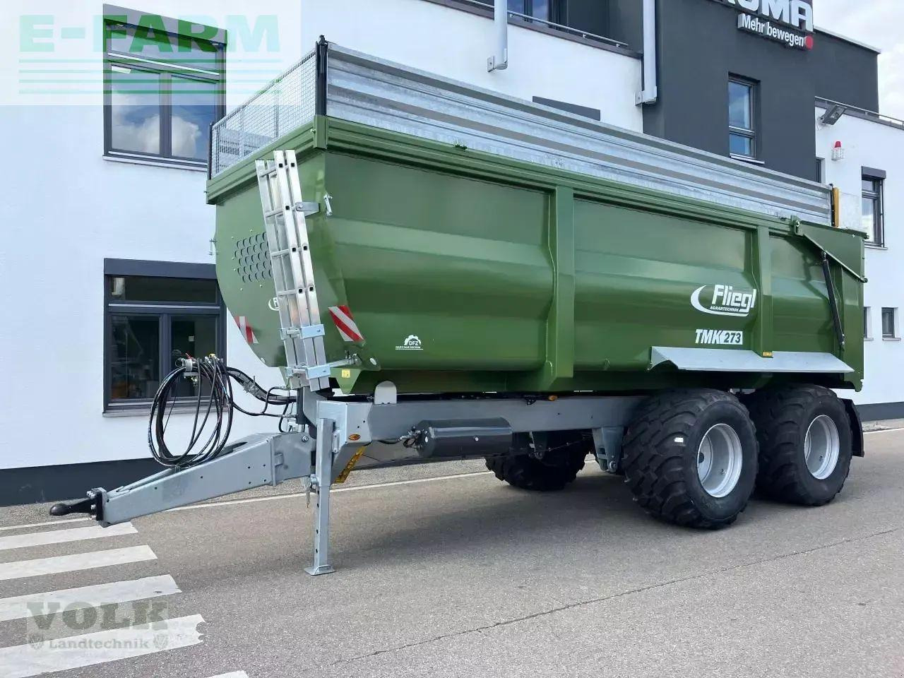 Fliegl tmk 273 fox muldenkipper - Trailer jungkit pertanian/ Tempat sampah: gambar 1 Fliegl tmk 273 fox muldenkipper - Trailer jungkit pertanian/ Tempat sampah: gambar 1