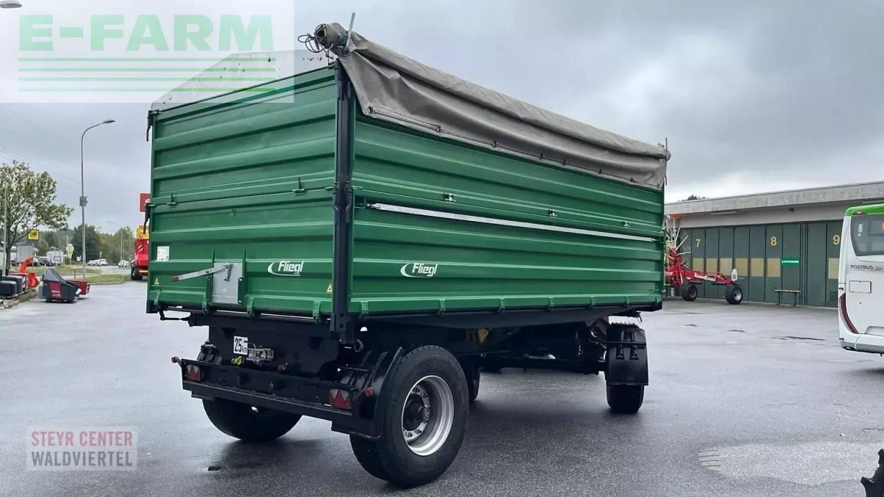 Fliegl zweiachs 3-seiten kipper dk 180.40 - Trailer jungkit pertanian/ Tempat sampah: gambar 4 Fliegl zweiachs 3-seiten kipper dk 180.40 - Trailer jungkit pertanian/ Tempat sampah: gambar 4