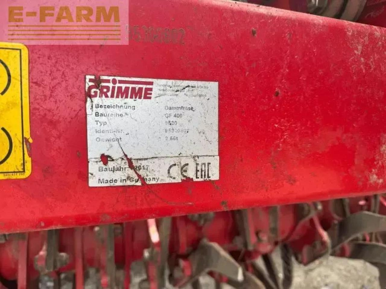 Grimme gf400 - Mesin pengolahan tanah: gambar 2 Grimme gf400 - Mesin pengolahan tanah: gambar 2