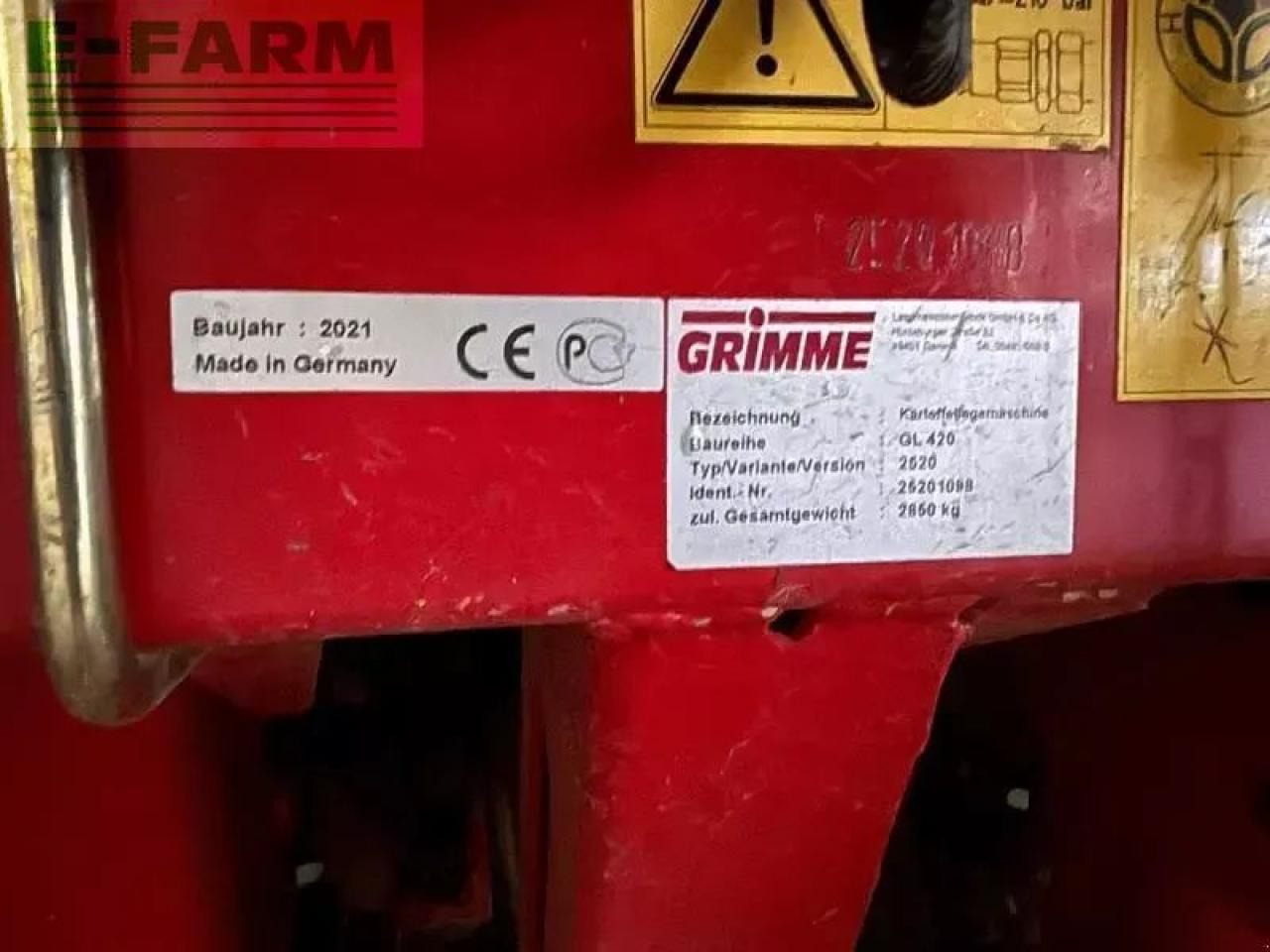 Grimme gl420 - Mesin pemanen kentang: gambar 5 Grimme gl420 - Mesin pemanen kentang: gambar 5
