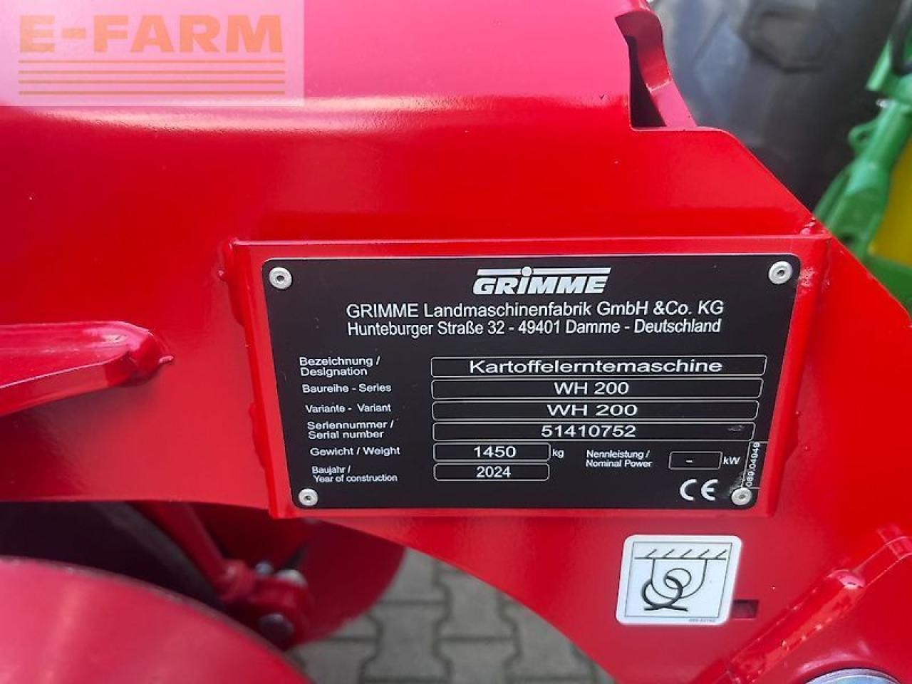 Grimme wh 200 - Mesin pemanen kentang: gambar 2 Grimme wh 200 - Mesin pemanen kentang: gambar 2