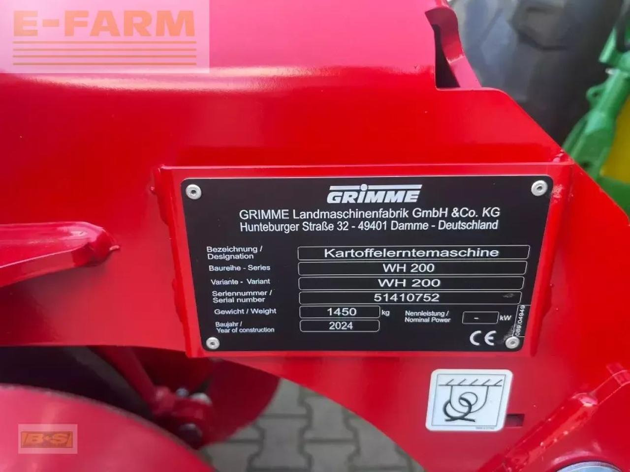 Grimme wh 200 - Mesin pemanen kentang: gambar 2 Grimme wh 200 - Mesin pemanen kentang: gambar 2
