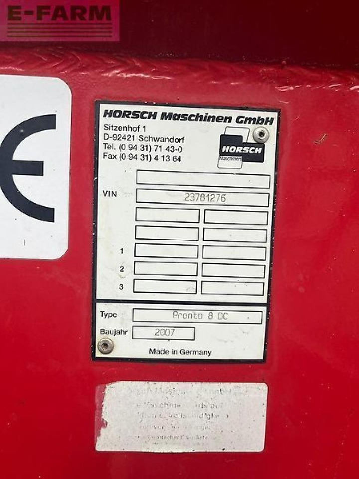 Horsch pronto 8dc - Bor benih: gambar 4 Horsch pronto 8dc - Bor benih: gambar 4