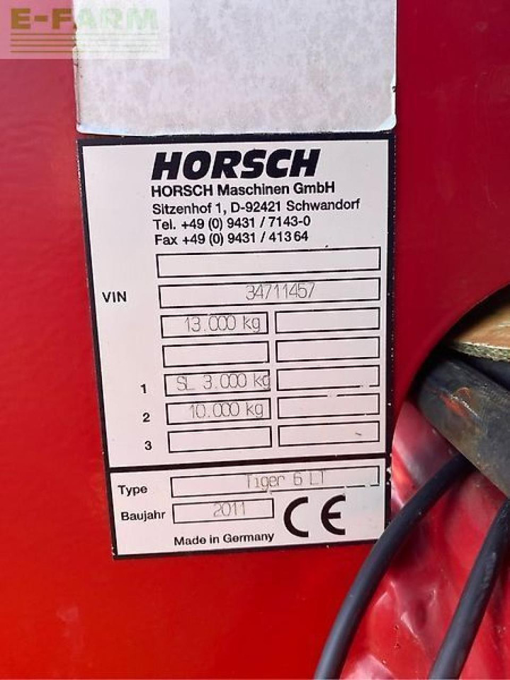 Horsch tiger 6 lt - Petani: gambar 3 Horsch tiger 6 lt - Petani: gambar 3