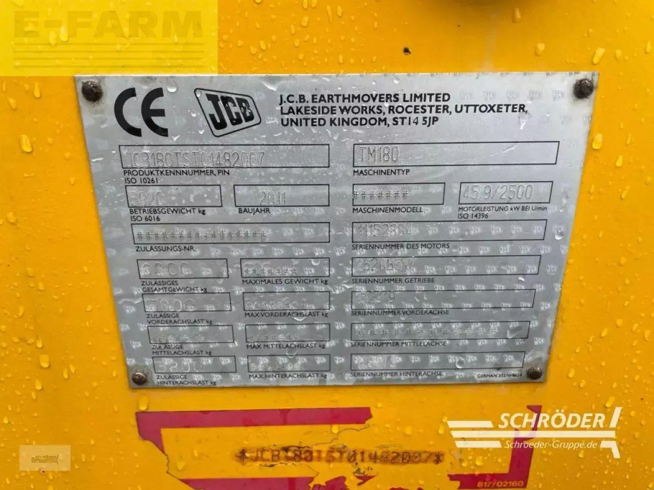 Ekskavator mini JCB tm 180 agri: gambar 21