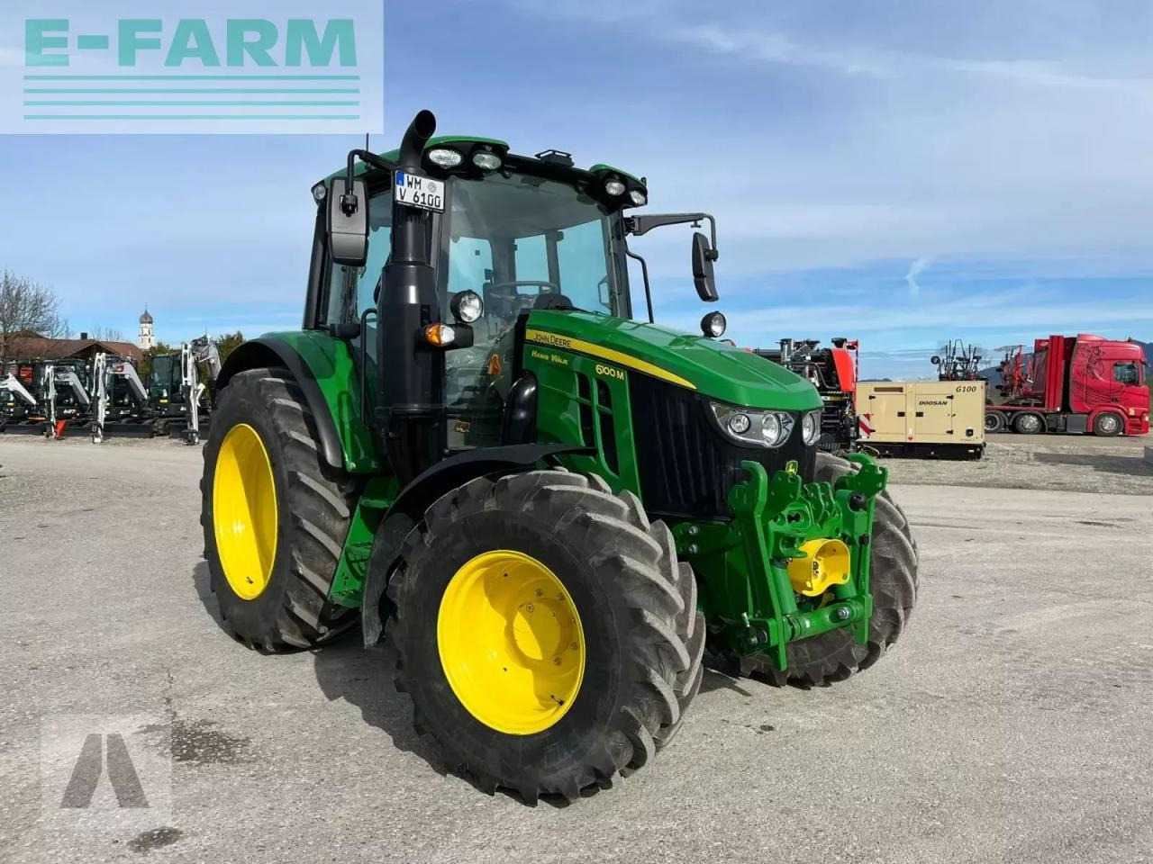 John Deere 6100m - Traktor: gambar 1 John Deere 6100m - Traktor: gambar 1