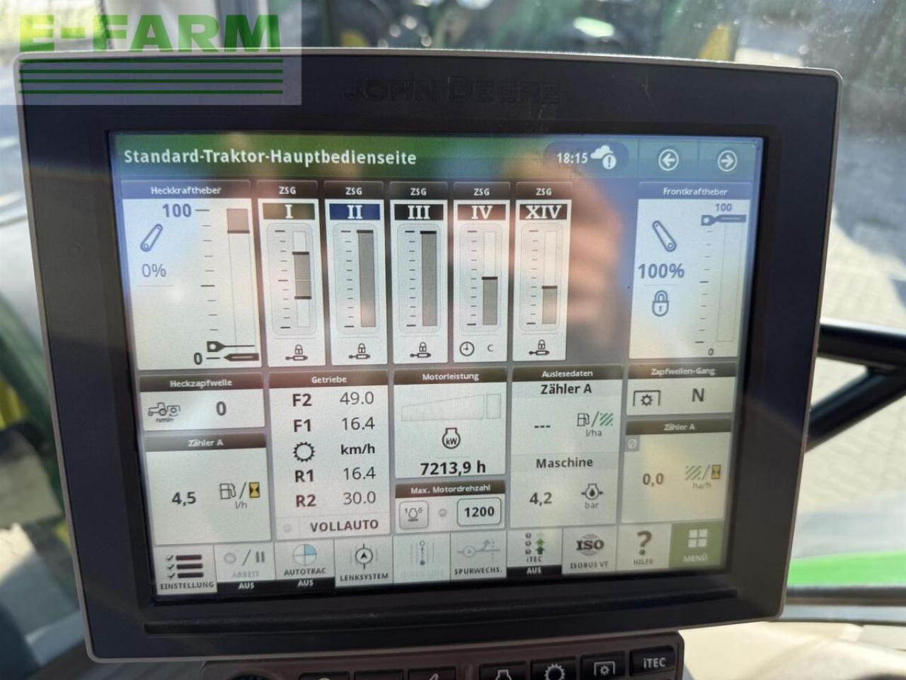 Traktor John Deere 6155r: gambar 16