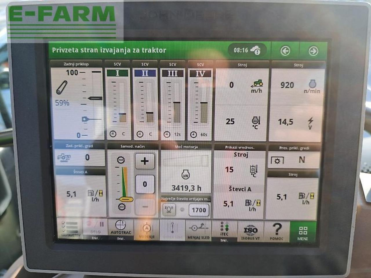 Traktor John Deere 6195r: gambar 16