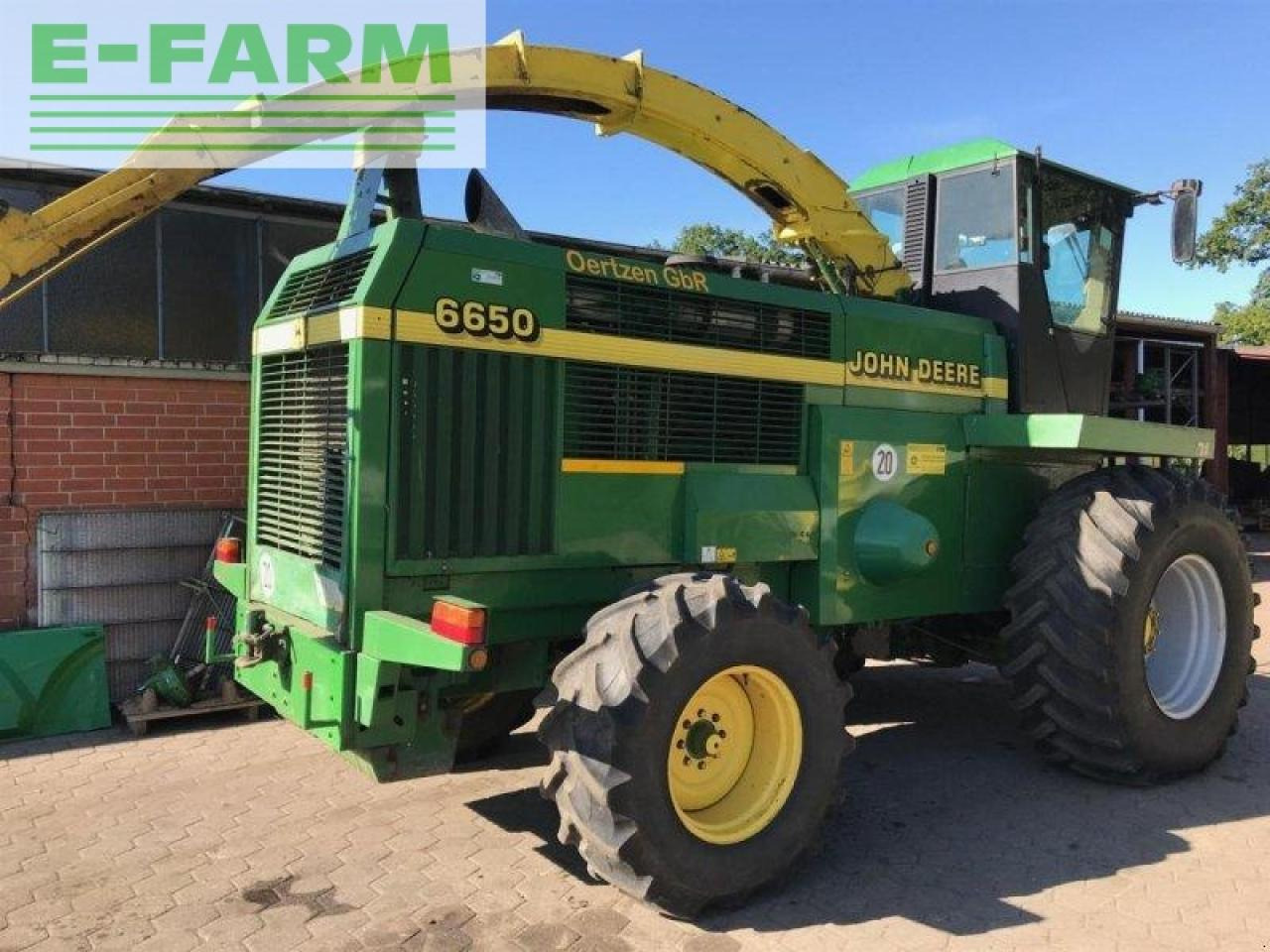John Deere 6650 - Pemanen hijauan: gambar 2 John Deere 6650 - Pemanen hijauan: gambar 2