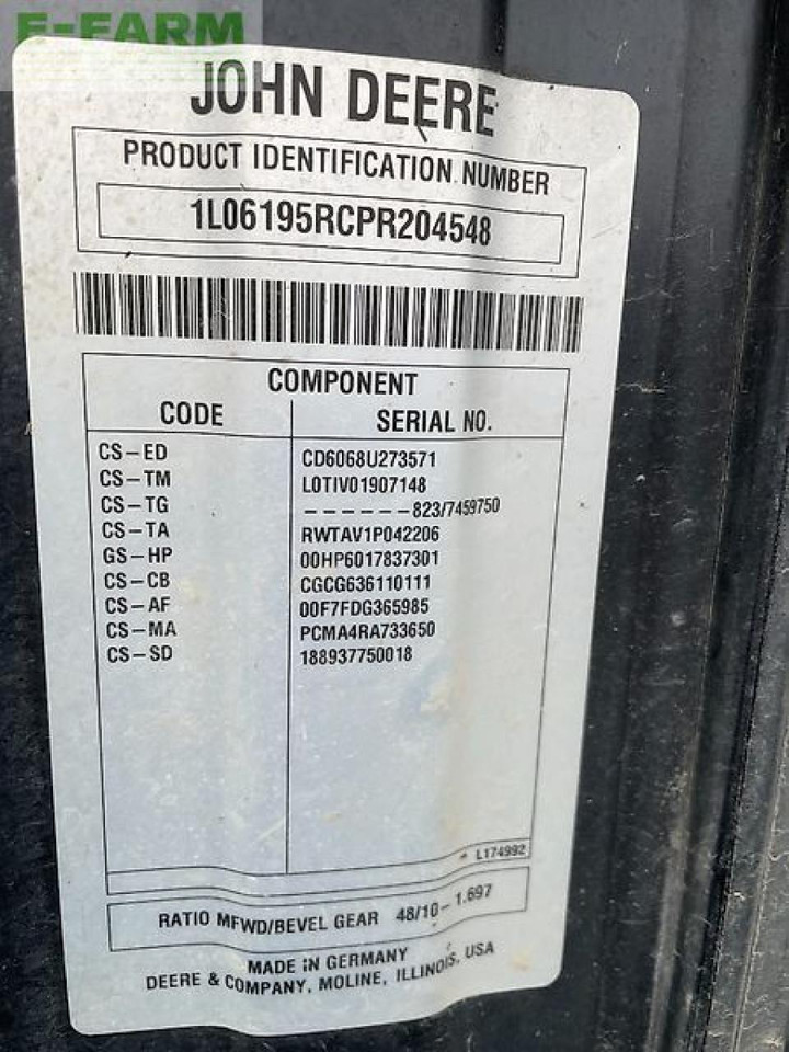 Traktor John Deere 6r195 garantie bis 13.12.26: gambar 27 Traktor John Deere 6r195 garantie bis 13.12.26: gambar 27