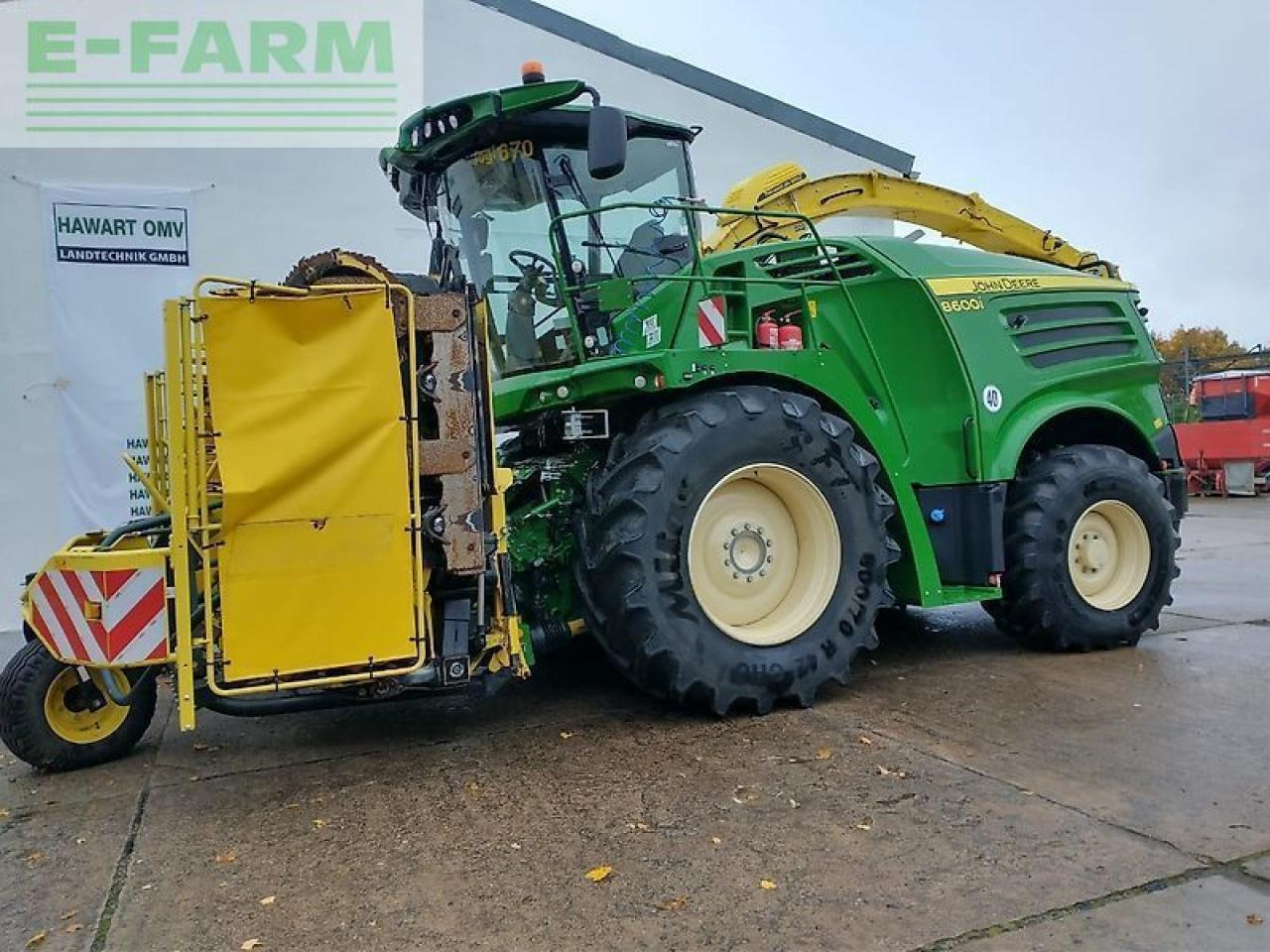 John Deere 8600 - Pemanen hijauan: gambar 1 John Deere 8600 - Pemanen hijauan: gambar 1
