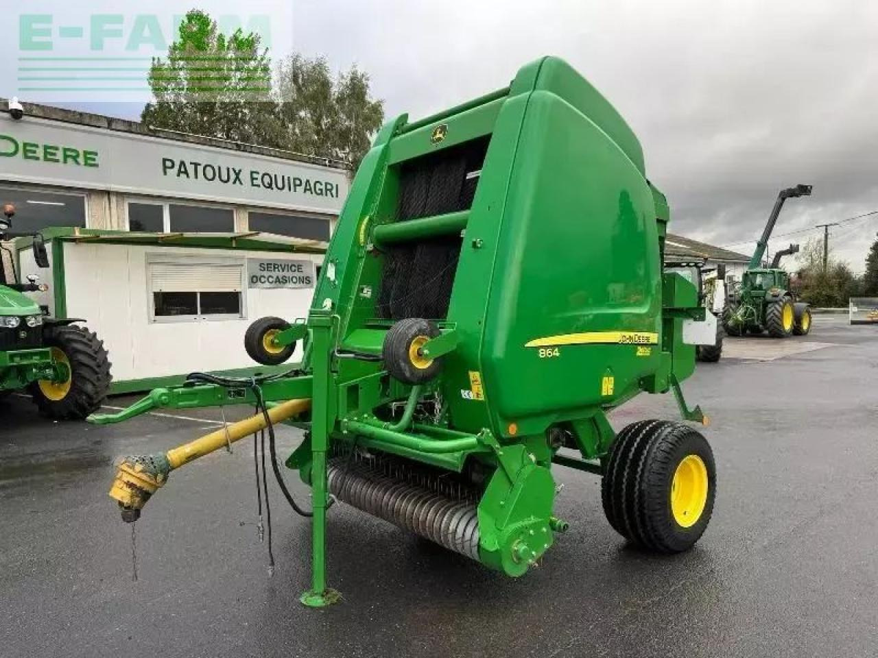 John Deere 864 - Baler persegi: gambar 1 John Deere 864 - Baler persegi: gambar 1