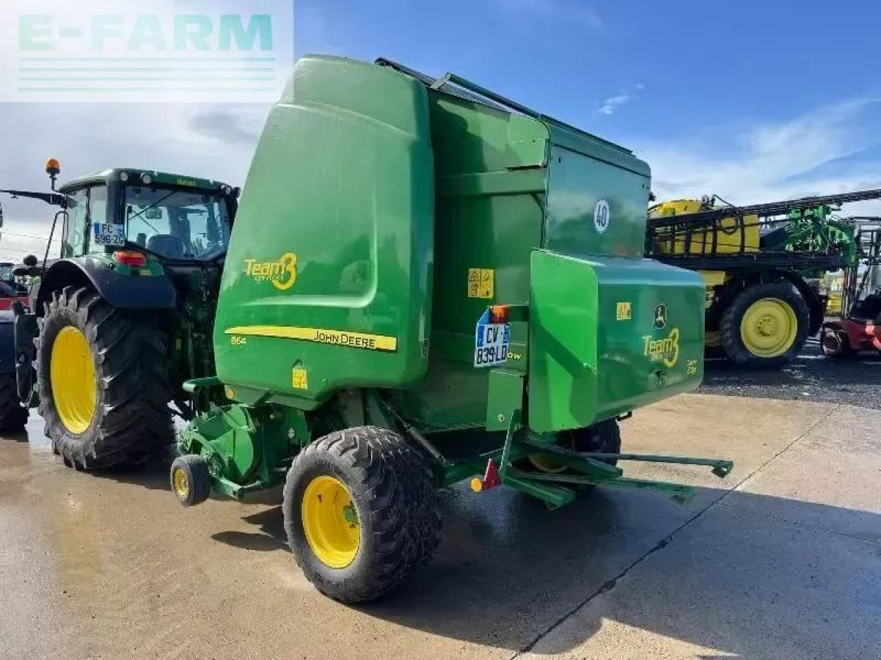 John Deere 864 - Baler persegi: gambar 2 John Deere 864 - Baler persegi: gambar 2