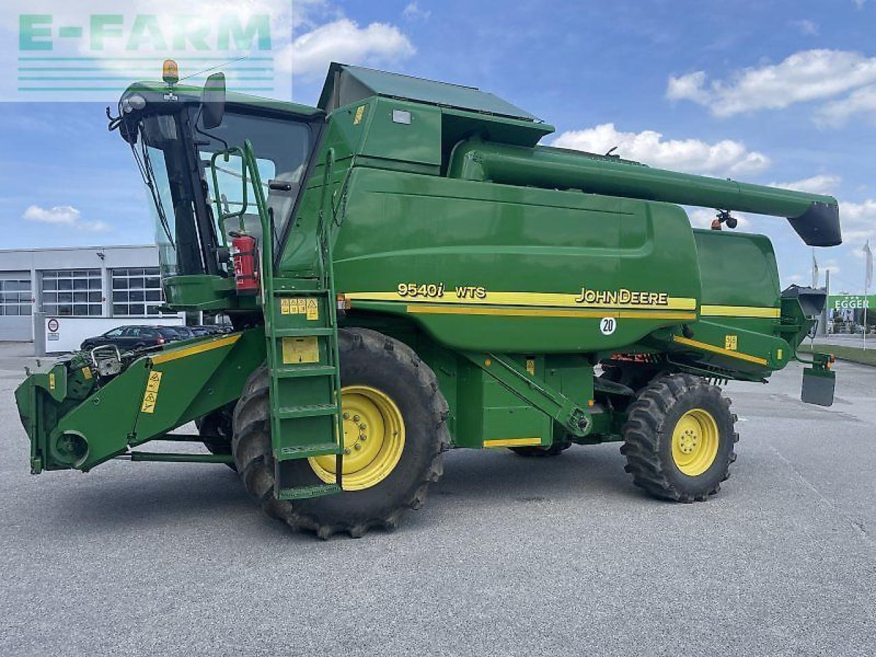 John Deere 9540i wts - Pemanen gabungan: gambar 4 John Deere 9540i wts - Pemanen gabungan: gambar 4