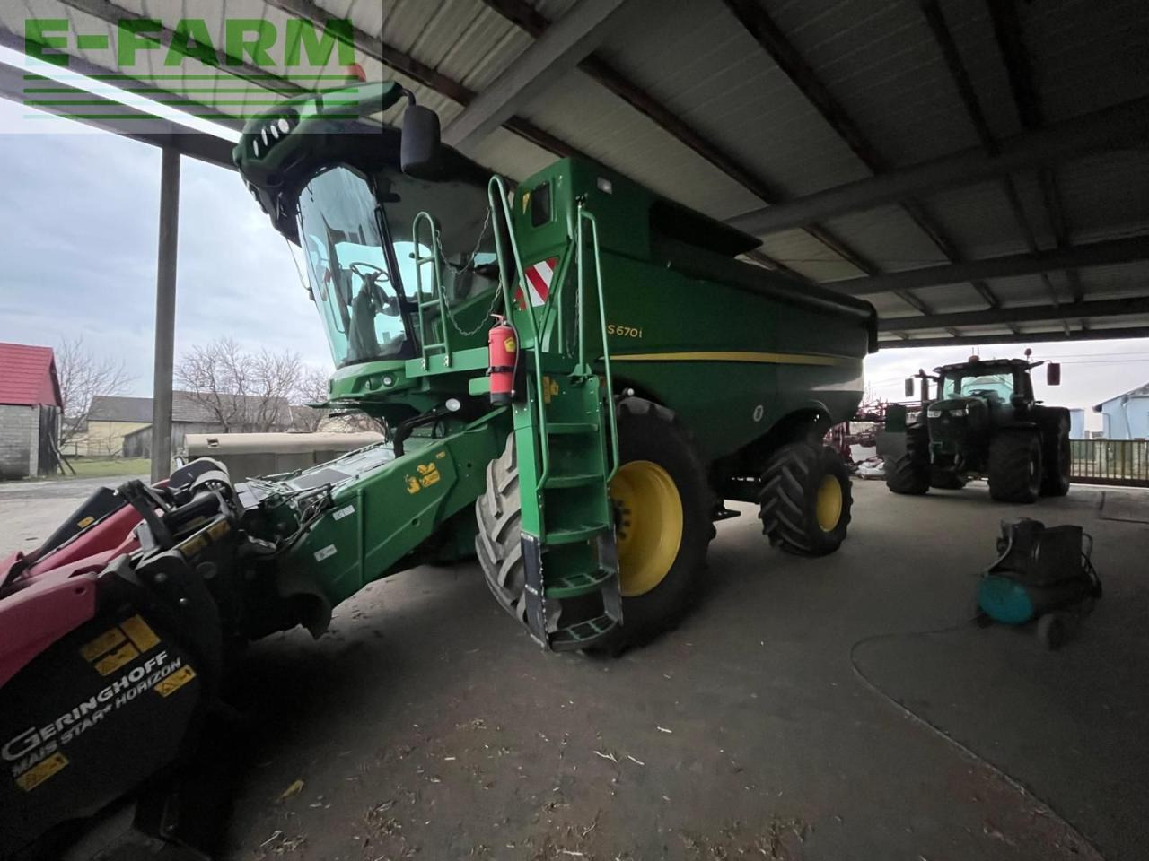 John Deere S670i - Pemanen gabungan: gambar 1 John Deere S670i - Pemanen gabungan: gambar 1