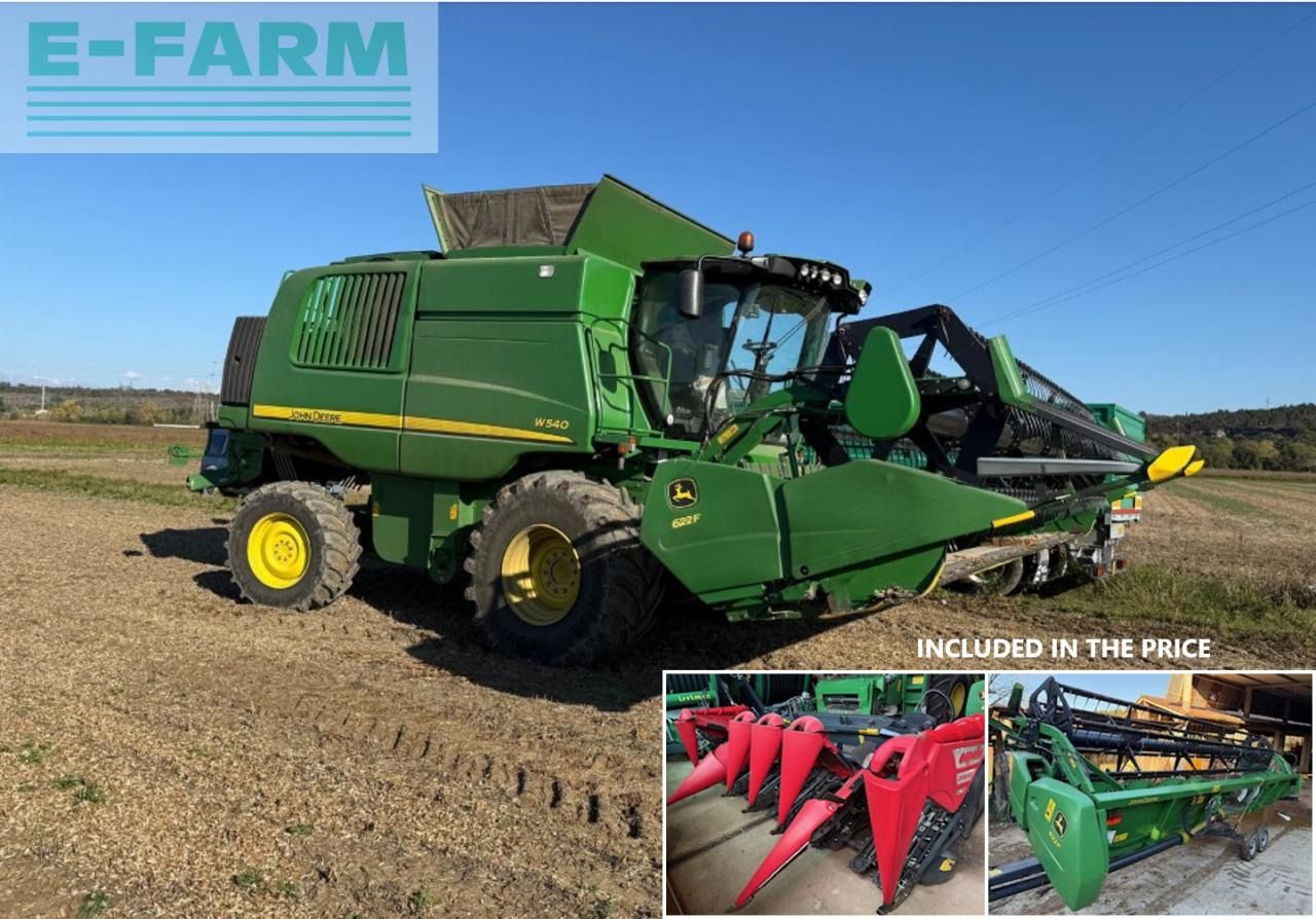 John Deere W540 - Pemanen gabungan: gambar 1 John Deere W540 - Pemanen gabungan: gambar 1