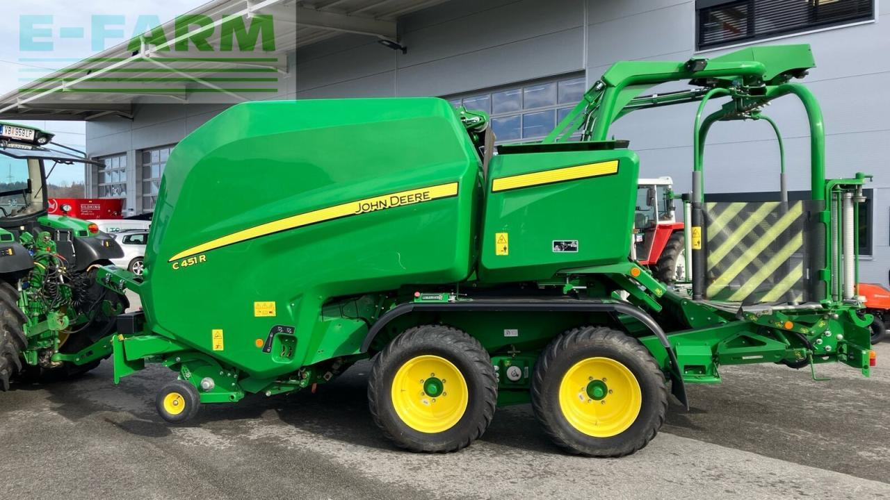 Baler persegi John Deere c451r: gambar 8