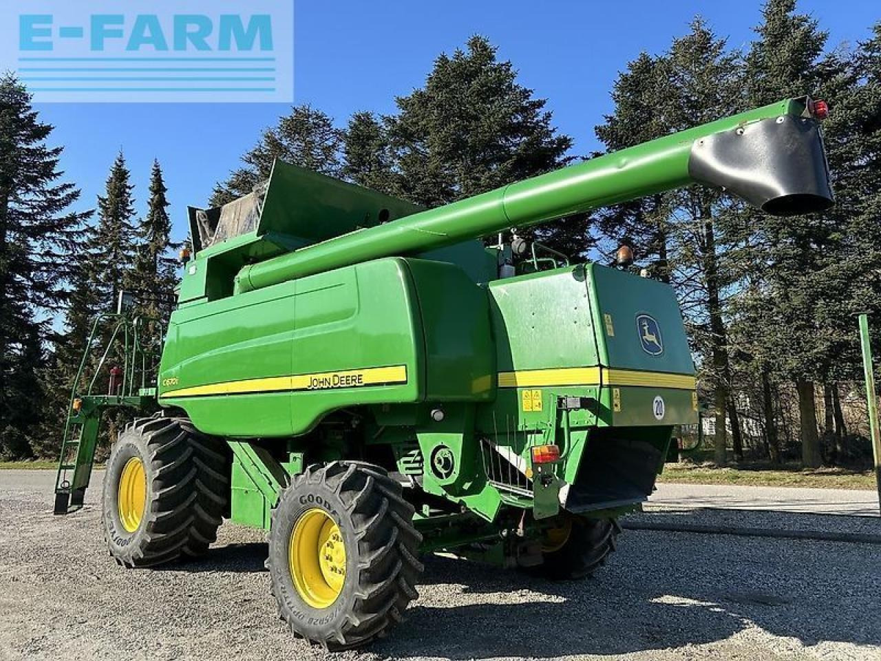 John Deere c670 - Pemanen gabungan: gambar 2 John Deere c670 - Pemanen gabungan: gambar 2