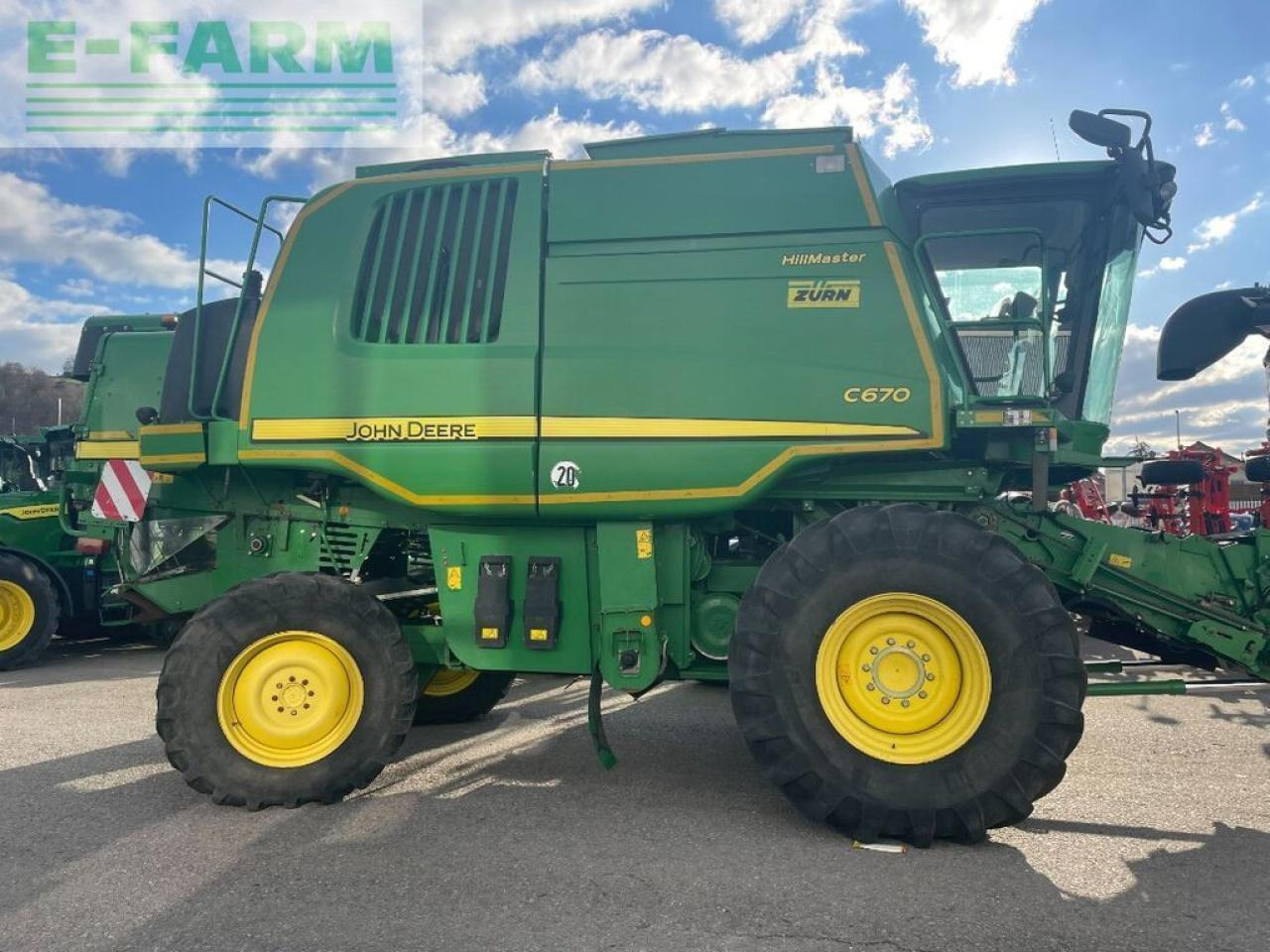 John Deere c670 cts hillmaster - Pemanen gabungan: gambar 1 John Deere c670 cts hillmaster - Pemanen gabungan: gambar 1
