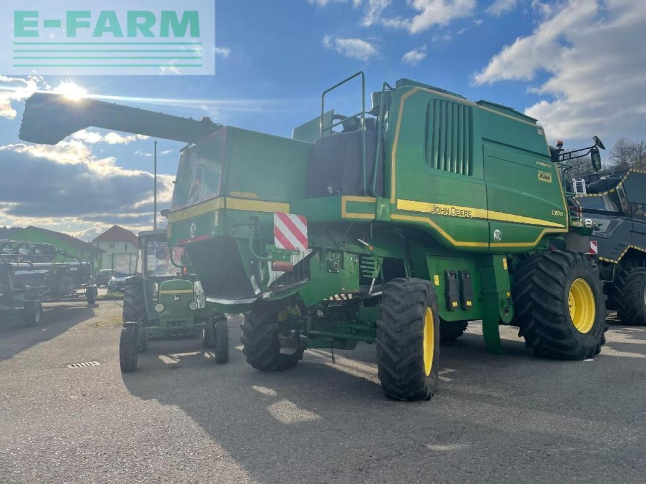 John Deere c670 cts hillmaster - Pemanen gabungan: gambar 3 John Deere c670 cts hillmaster - Pemanen gabungan: gambar 3