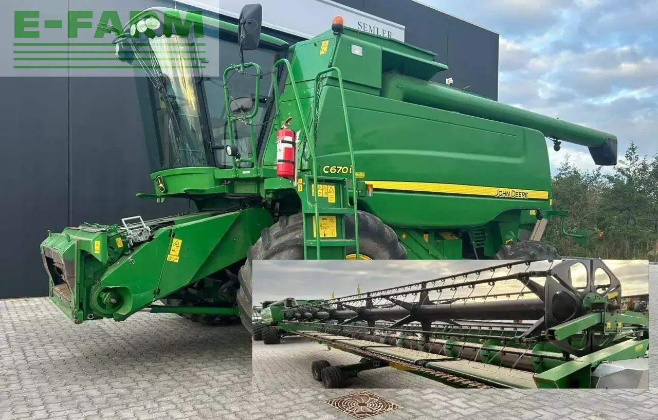 John Deere c670i - Pemanen gabungan: gambar 1 John Deere c670i - Pemanen gabungan: gambar 1