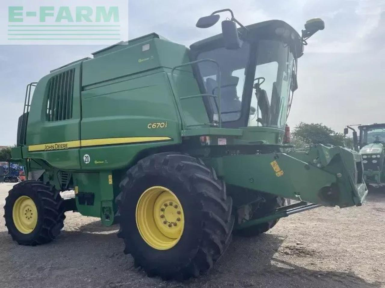 John Deere c670i - Pemanen gabungan: gambar 3 John Deere c670i - Pemanen gabungan: gambar 3