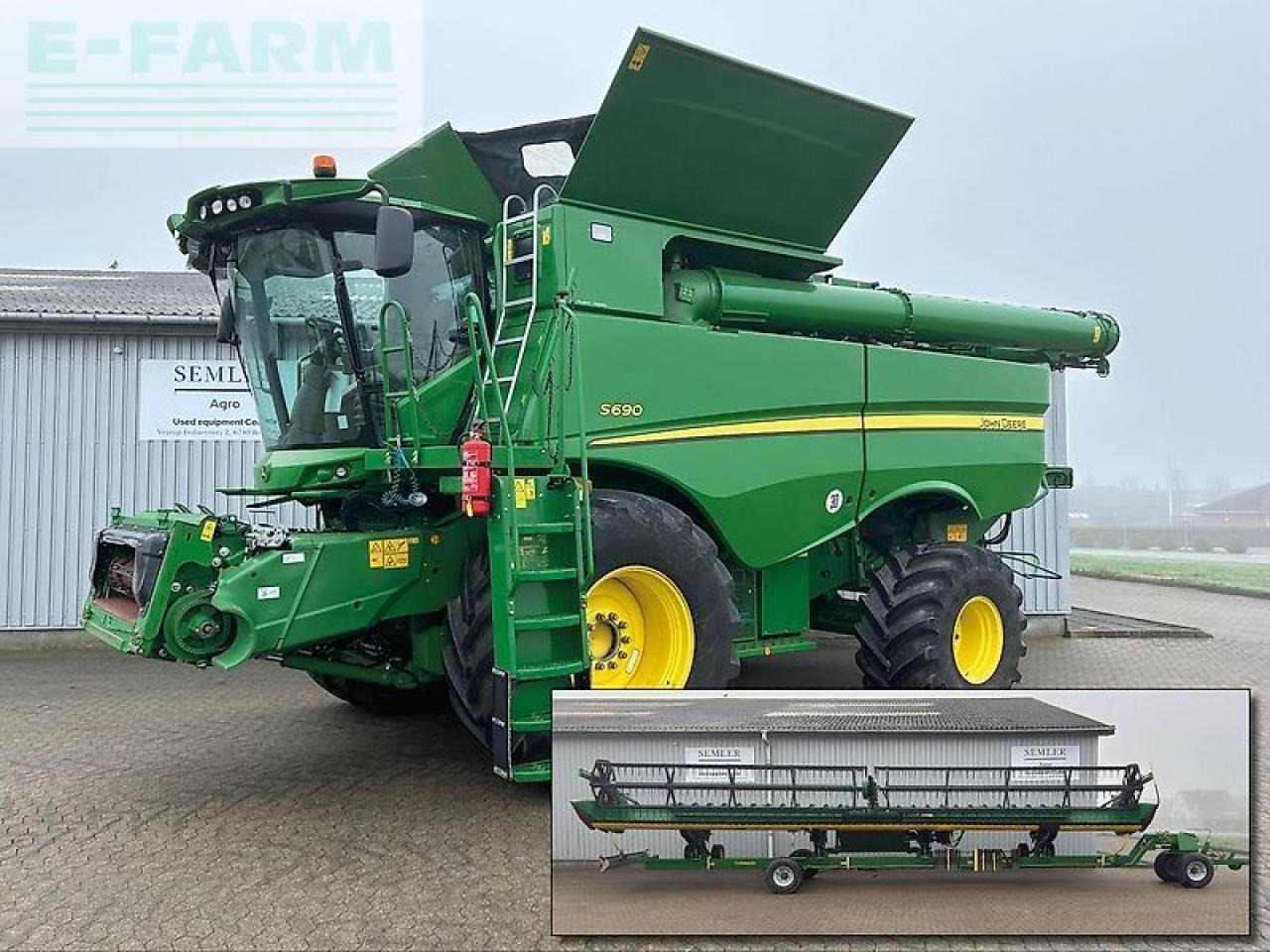 John Deere s690 - Pemanen gabungan: gambar 1 John Deere s690 - Pemanen gabungan: gambar 1
