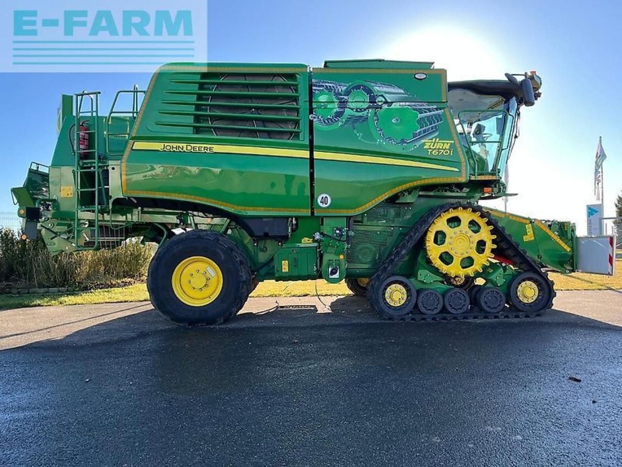 John Deere t670 - Pemanen gabungan: gambar 2 John Deere t670 - Pemanen gabungan: gambar 2