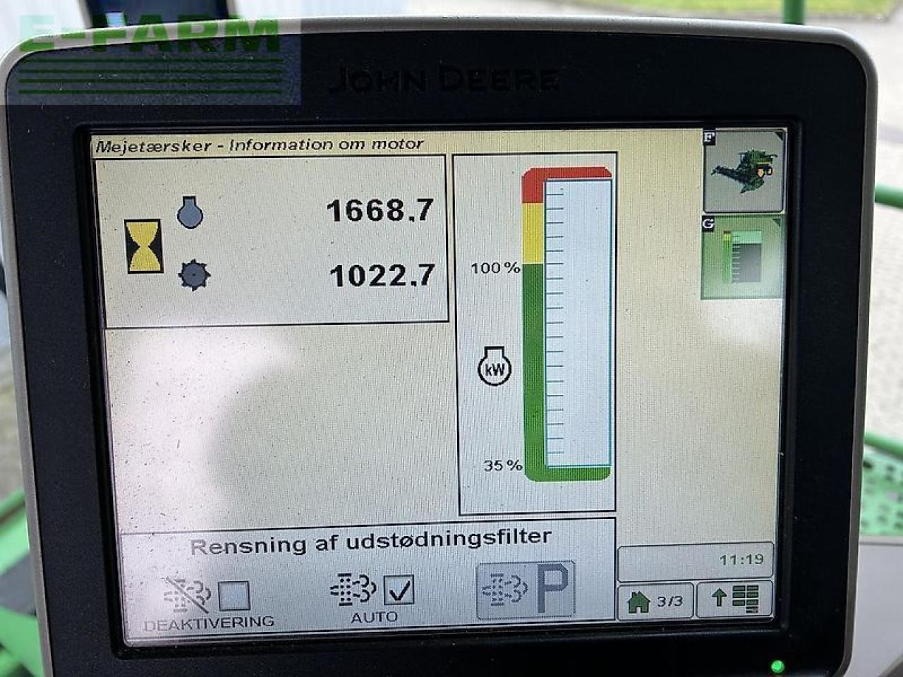 John Deere t670i - Pemanen gabungan: gambar 3 John Deere t670i - Pemanen gabungan: gambar 3