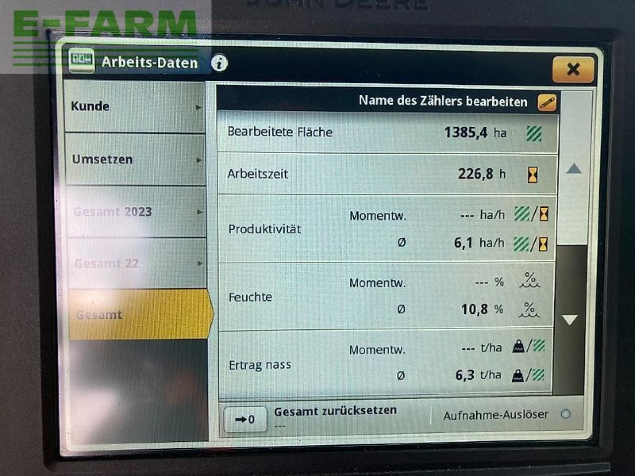 Pemanen gabungan John Deere x9 1100: gambar 26 Pemanen gabungan John Deere x9 1100: gambar 26